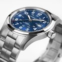 Hamilton - Khaki Field Auto 42Mm - Acciaio - Quadrante Blu