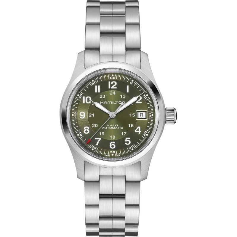 Hamilton - Khaki Field Auto 38Mm - Verde - Acciaio