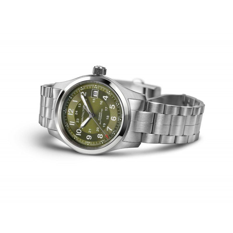 Hamilton - Khaki Field Auto 38Mm - Verde - Acciaio