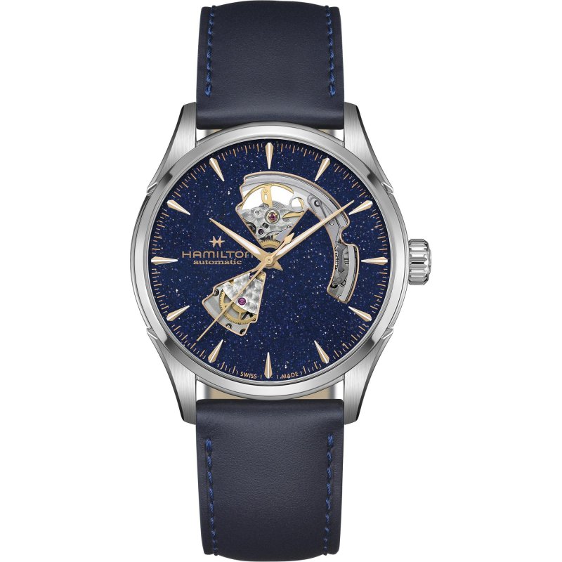 Hamilton - Jazzmaster Open Heart - Automatico - Quadrante Blu