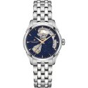 Hamilton - Jazzmaster Open Heart Lady - Automatico - Blu