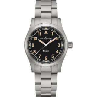 Hamilton - Khaki Field Quartz 38Mm - Acciaio - Quadrante Nero
