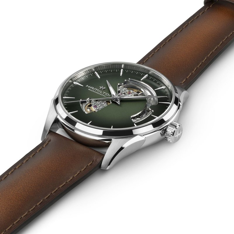 Hamilton - Jazzmaster Open Heart - Automatico - Quadrante Verde