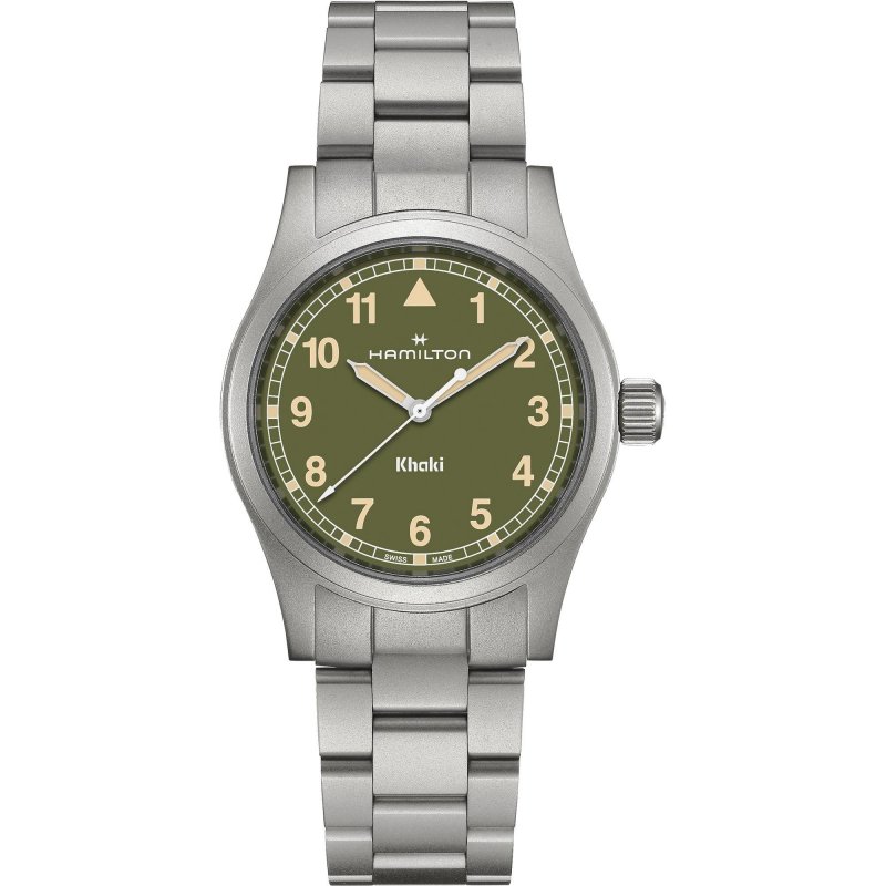 Hamilton - Khaki Field Quartz - Verde - Acciaio - Uomo