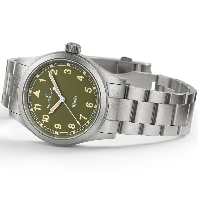Hamilton - Khaki Field Quartz - Verde - Acciaio - Uomo