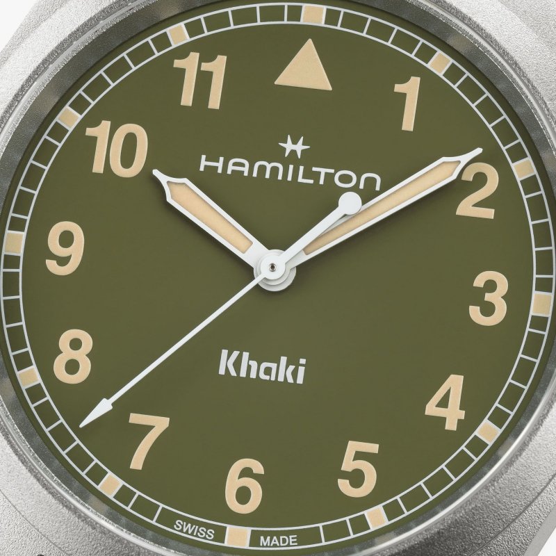 Hamilton - Khaki Field Quartz - Verde - Acciaio - Uomo