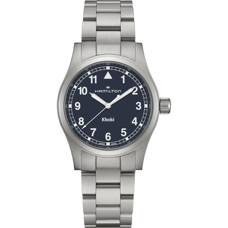 Hamilton - Khaki Field Quartz 38Mm - Blu - Acciaio