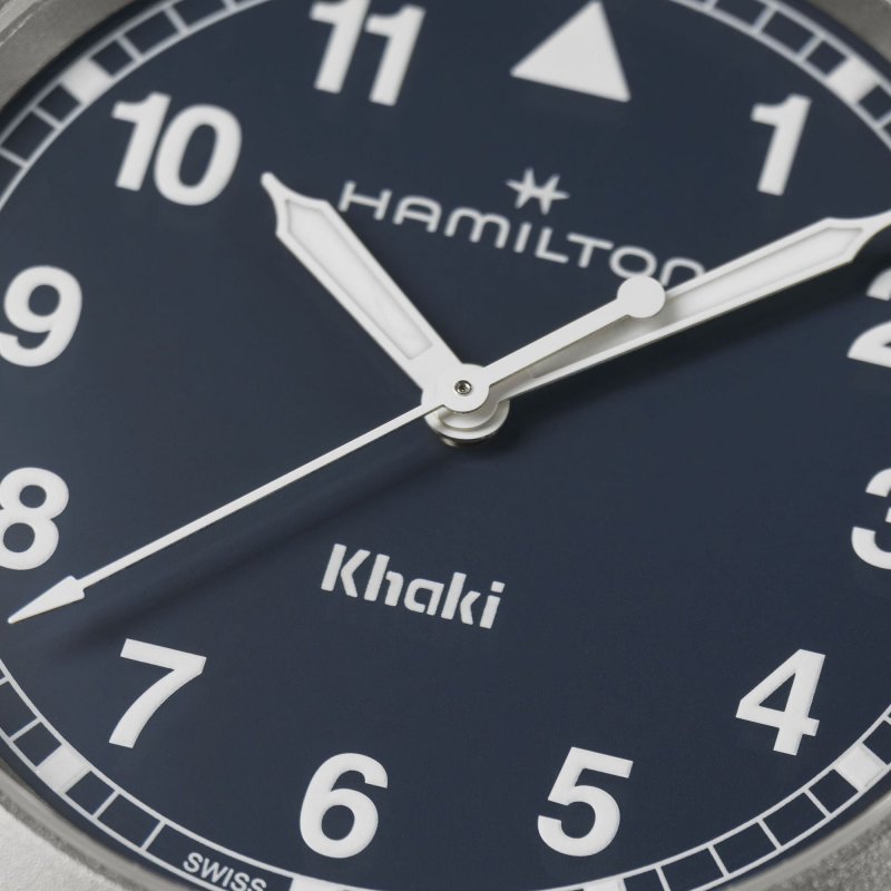Hamilton - Khaki Field Quartz 38Mm - Blu - Acciaio