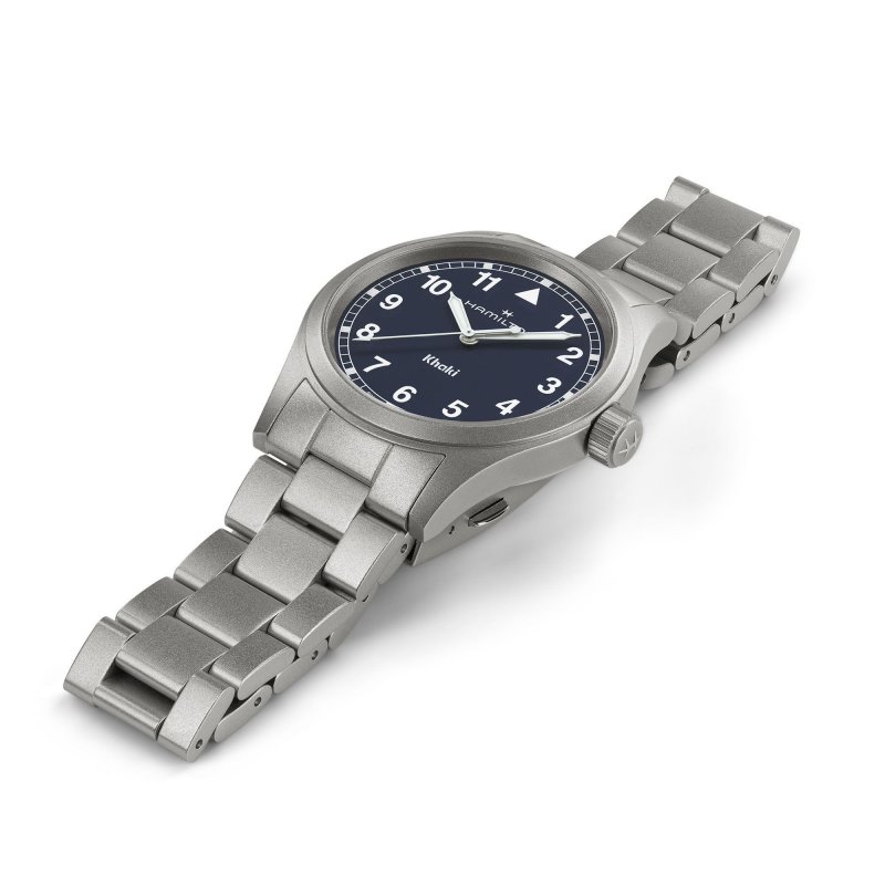 Hamilton - Khaki Field Quartz 38Mm - Blu - Acciaio