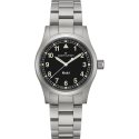 Hamilton - Khaki Field Quartz - Quadrante Nero - Acciaio