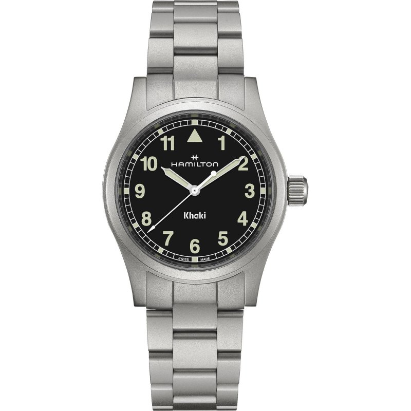 Hamilton - Khaki Field Quartz - Quadrante Nero - Acciaio