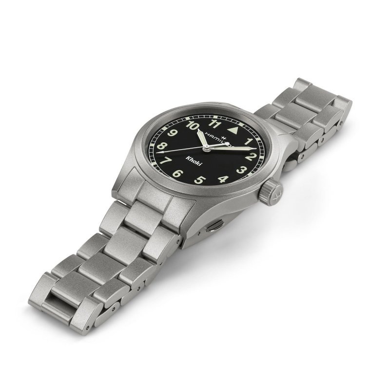 Hamilton - Khaki Field Quartz - Quadrante Nero - Acciaio