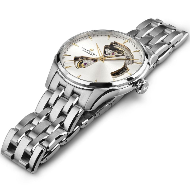 Hamilton - Jazzmaster Open Heart - Automatico - Acciaio