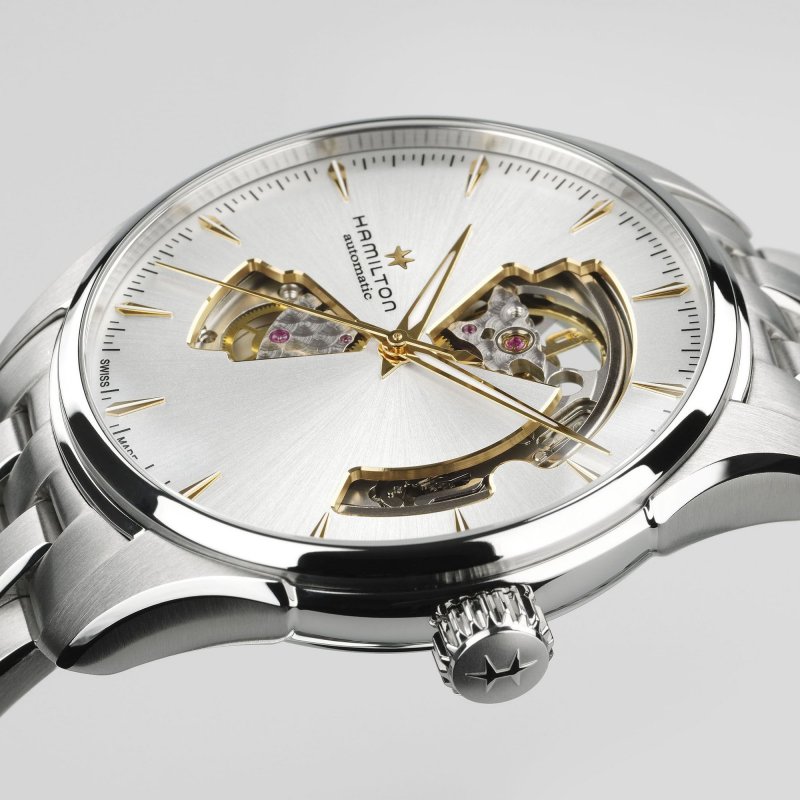 Hamilton - Jazzmaster Open Heart - Automatico - Acciaio
