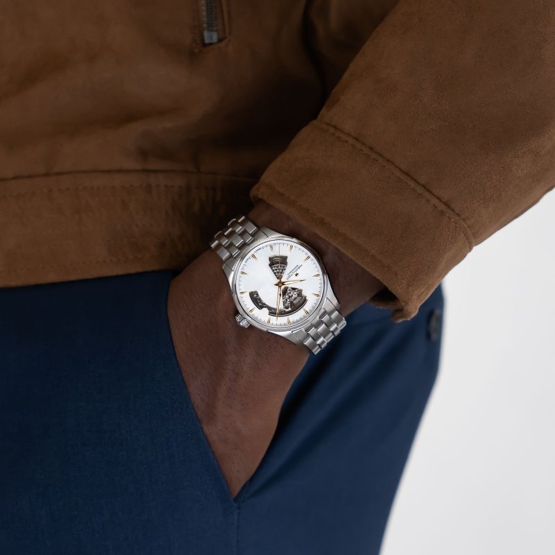 Hamilton - Jazzmaster Open Heart - Automatico - Acciaio