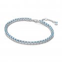 Bracciale Tennis Cristalli Azzurri