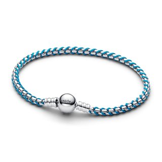 Bracciale Intreccio Tessuto Turchese