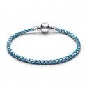 Bracciale Intreccio Tessuto Turchese
