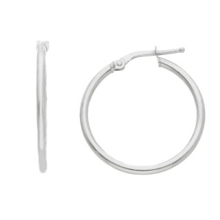 Songa Antonio - Orecchini Cerchio - Oro Bianco - 18 Ct