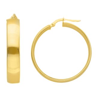 Songa Antonio - Orecchini Cerchio - Oro Giallo - 18 Carati