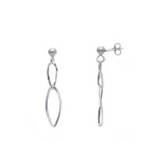 Songa Antonio - Orecchini Pendenti - Oro Bianco - 18 Ct