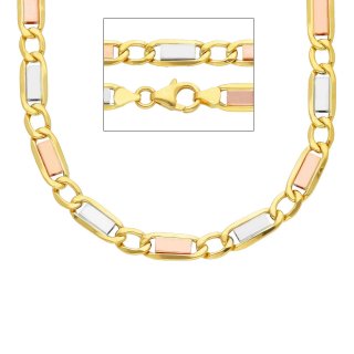 Songa Antonio - Catena Girocollo Oro Tre Colori - 18 Ct - 50Cm