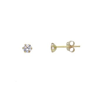 Songa Antonio - Orecchini Punto Luce - Oro Giallo - Zirconia Cubica