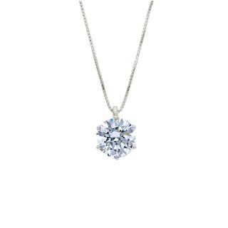 Songa Antonio - Girocollo Punto Luce - Oro Bianco - Zirconia Cubica