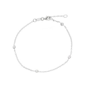 Songa Antonio - Bracciale Elementi - Oro Bianco - Zirconia Cubica