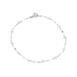 Songa Antonio - Bracciale Pallinato - Oro Bianco 18 Ct - Perle Imitate