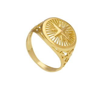 Songa Antonio - Anello Chevalier - Oro Giallo - 18 Ct