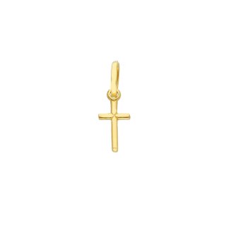 Songa Antonio - Croce Oro Giallo 18 Ct - Ciondolo Elegante