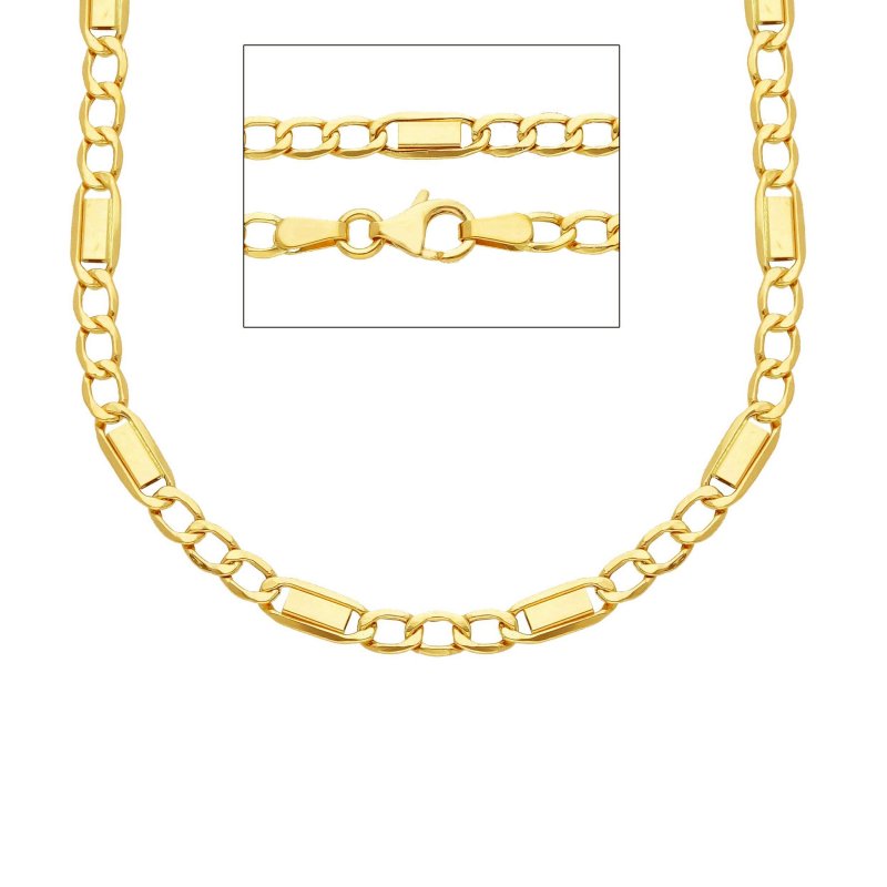Songa Antonio - Catena Girocollo Oro Giallo - 18 Carati - 50Cm