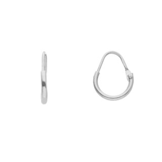 Songa Antonio - Orecchini Cerchio - Oro Bianco - 18 Ct