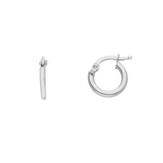 Songa Antonio - Orecchini Cerchio - Oro Bianco - 18 Ct