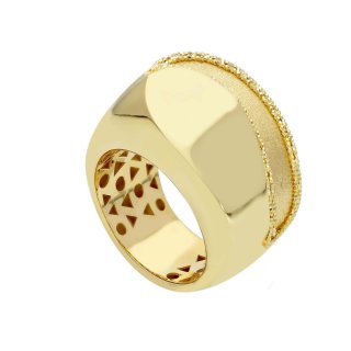 Songa Antonio - Anello Fascia - Oro Giallo - 18 Carati