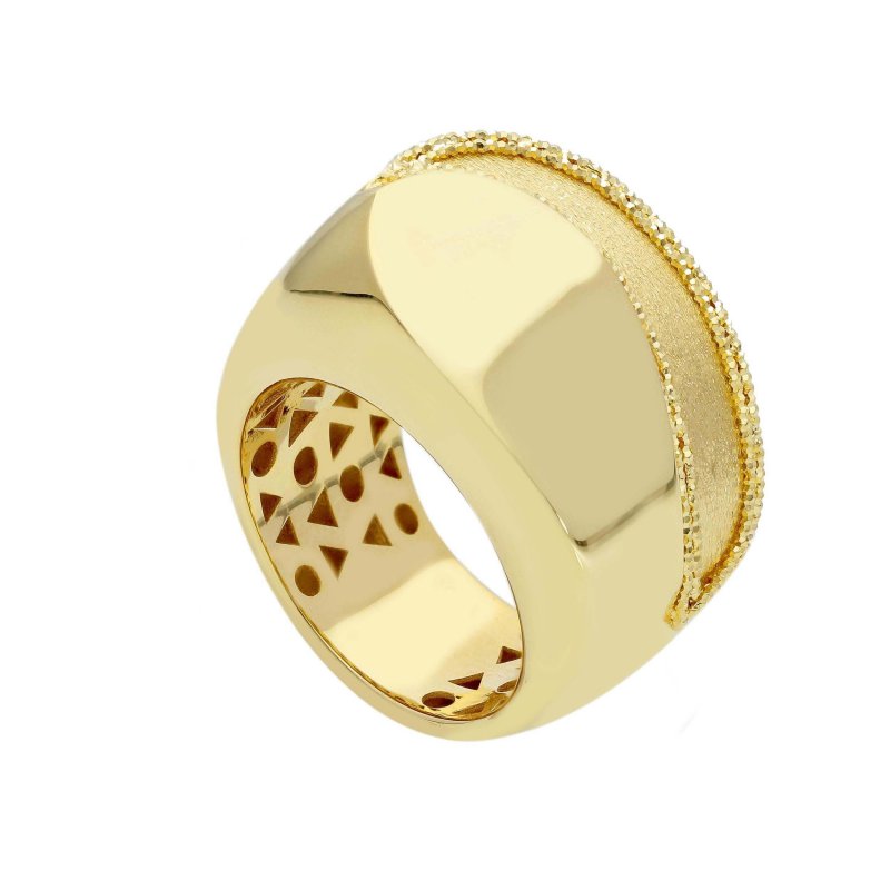 Songa Antonio - Anello Fascia - Oro Giallo - 18 Carati