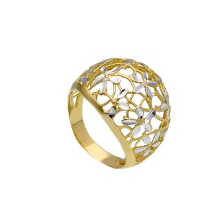 Songa Antonio - Anello Fascia - Oro Giallo - Oro Bianco