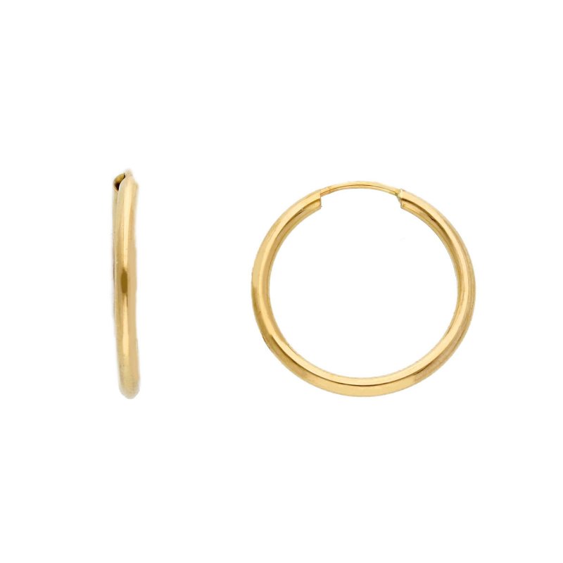 Songa Antonio - Orecchini Cerchio - Oro Giallo - 18 Ct