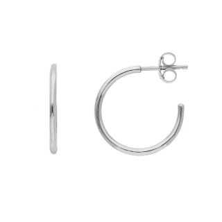 Songa Antonio - Orecchini Cerchio - Oro Bianco - 18 Ct