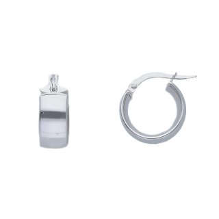 Songa Antonio - Orecchini Cerchio - Oro Bianco - 18 Ct