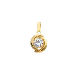 Songa Antonio - Ciondolo Oro Giallo - 18 Ct - Zirconia Cubica