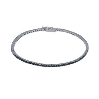 Songa Antonio - Bracciale Tennis - Oro Bianco - Zirconia Cubica