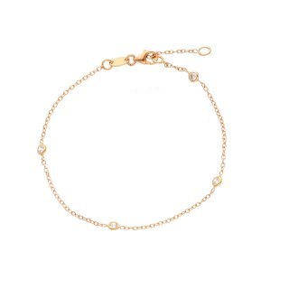 Songa Antonio - Bracciale Elementi - Oro Rosa - Zirconia Cubica
