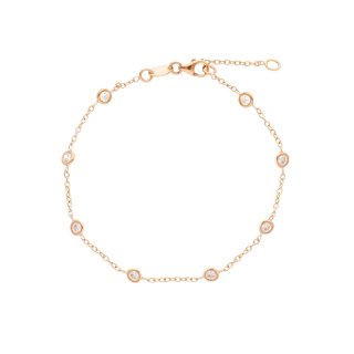 Songa Antonio - Bracciale Elementi - Oro Rosa - Zirconia Cubica