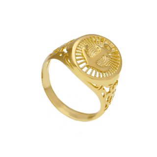 Songa Antonio - Anello Chevalier - Oro Giallo - 18 Ct