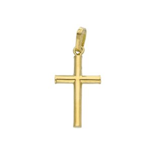 Songa Antonio - Croce Pendente - Oro Giallo - 18 Carati