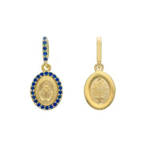 Songa Antonio - Medaglia Oro Giallo - 18 Ct - Zirconia Cubica
