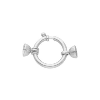 Songa Antonio - Chiusura Ø 15Mm - Oro Bianco - 18 Ct