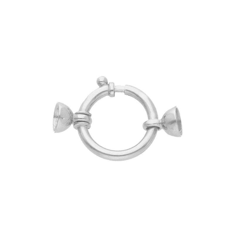 Songa Antonio - Chiusura Ø 15Mm - Oro Bianco - 18 Ct